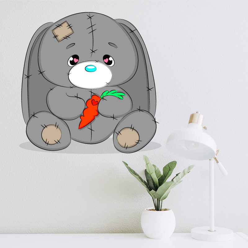 Αυτοκόλλητο τοίχου Cute Bunny